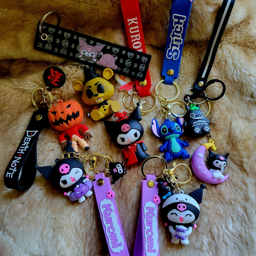 Cute Character Keychains Set